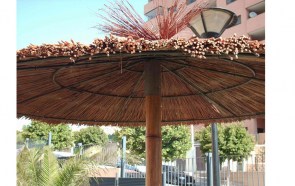 Ομπρέλα CAPRI απο ξύλινες βέργες
