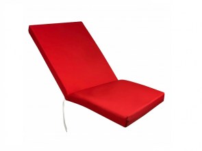 Στρώμα καρέκλας παραλίας 6cm κόκκινο
