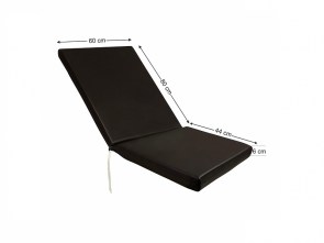 Στρώμα καρέκλας 6cm δερματίνη - σκούρο καρυδί